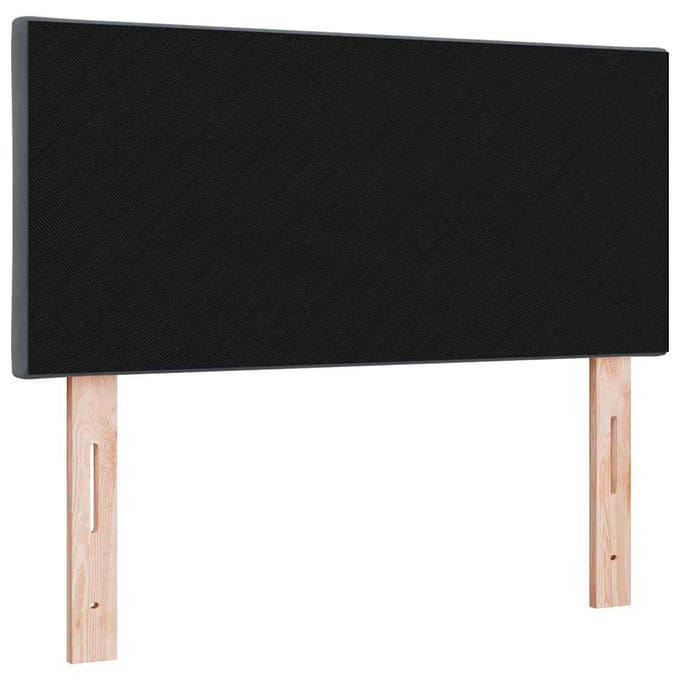 vidaXL - Hoofdbord - Donkergrijs - 100 - cm - Fluweel