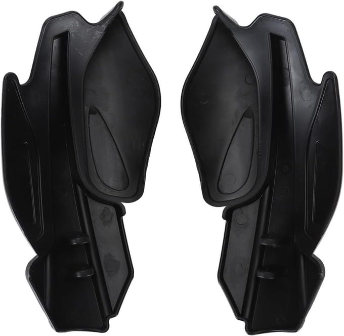 Handkappen Set - Stuurkappen - Quad Rijden - Slagvast Polyethyleen - 2 Stuks - Zwart