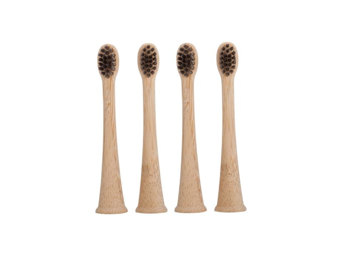 Philips Sonicare Bamboe Actief Houtskool Opzetborstels voor Kinderen - 8 cm - 4 Borstels