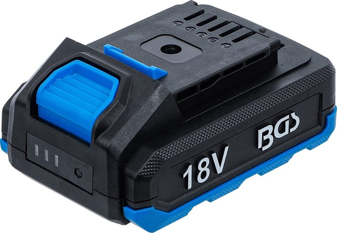 BGS Batterij - 2,0 Ah - voor het 18 V-batterijensysteem van BGS