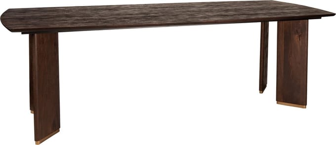PTMD - Eetkamertafel Liber - Bruin - 200x100x77cm