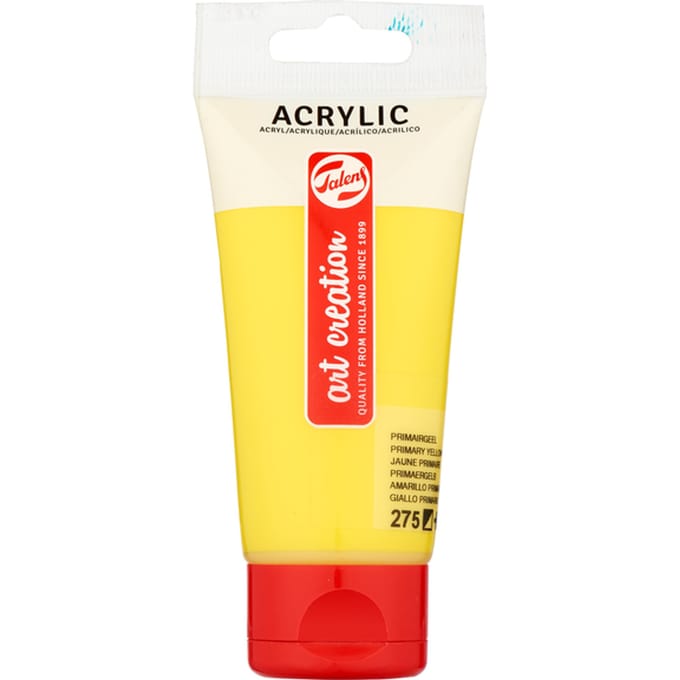 Talens Art Creation acrylverf tube van 75 ml, primairgeel 3 (275)