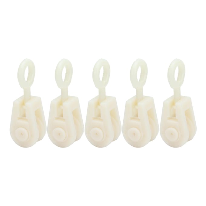 25 stuks Vee Vaste Katrol Plastic Kas Katrol Accessoires voor de Meeste Kippenhokken Boerderij beige