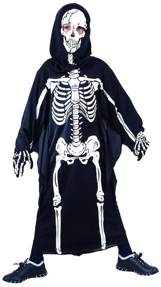 "Skeletten outfit voor kinderen  - Kinderkostuums - 122/134"