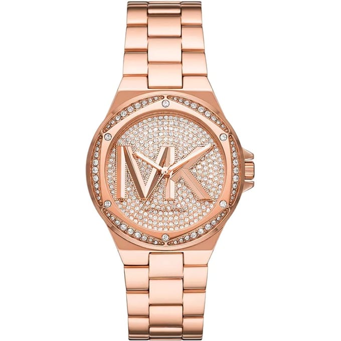 Michael Kors MK7230 Lennox Rose Goud Dames Horloge