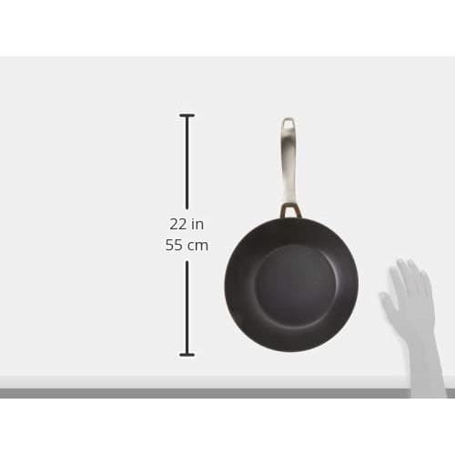 IBILI 465330 Wok Titan Aluminium, Noir, 52 x 52 x 9 cm