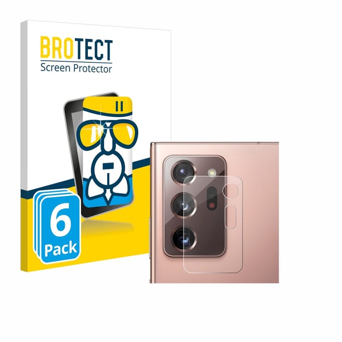 Screenprotector 6 Stuks voor Samsung Galaxy Note 20 Ultra 5G (ALLEEN Camera Lens) Beschermglas transparant
