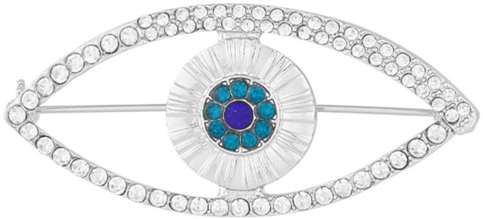 Elegant Alloy Brooches in Silver & Gold