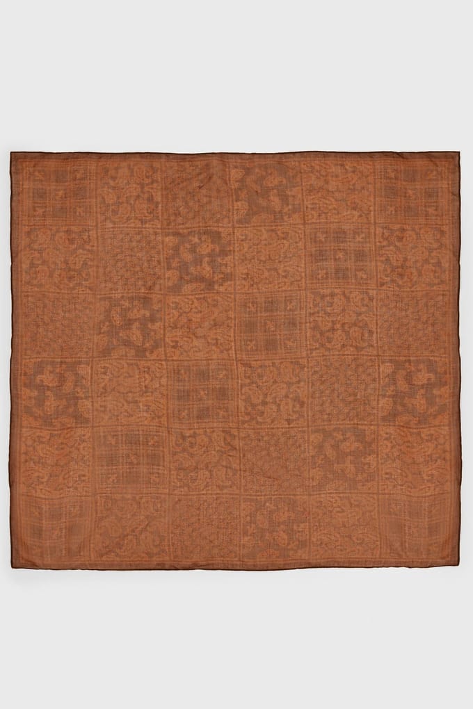 John Varvatos Jv Patchwork Print Bandan Copper Maat: OS | Handschoenen Outlet | Heren