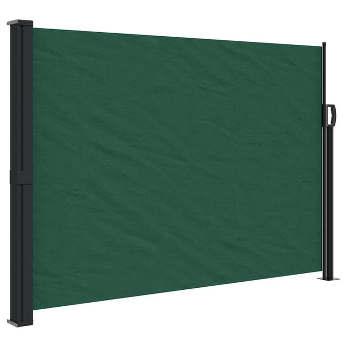 vidaXL - Tuinscherm - uittrekbaar - 140x600 - cm - donkergroen