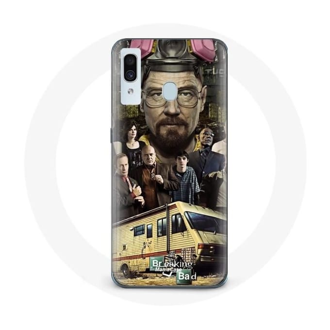 Coque pour Samsung Galaxy A20 Breaking Bad Heisenberg equipages