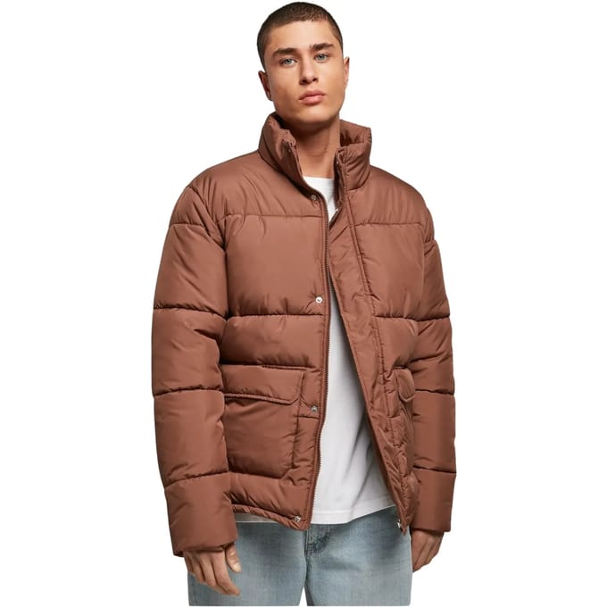 Urban Classics - Short Puffer Jacket - L - Bruin