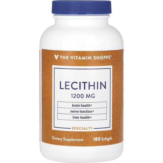 The Vitamin Shoppe, lécithine, 1 200 mg, 180 capsules molles
