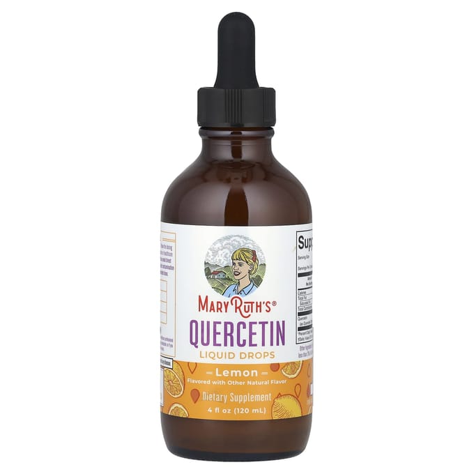 MaryRuth's, Gouttes Liquides de Quercétine, Saveur Citron, 4 fl oz (120 ml)