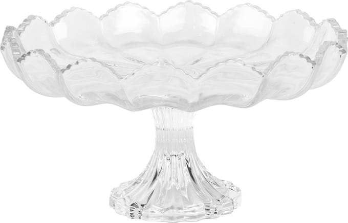 Clayre & Eef Schaal Ø 23x12 cm Transparant Glas