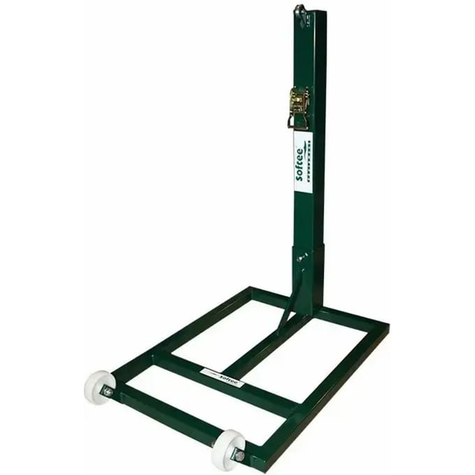 Set van 2 mobiele vierkante tennispalen Softee Equipment