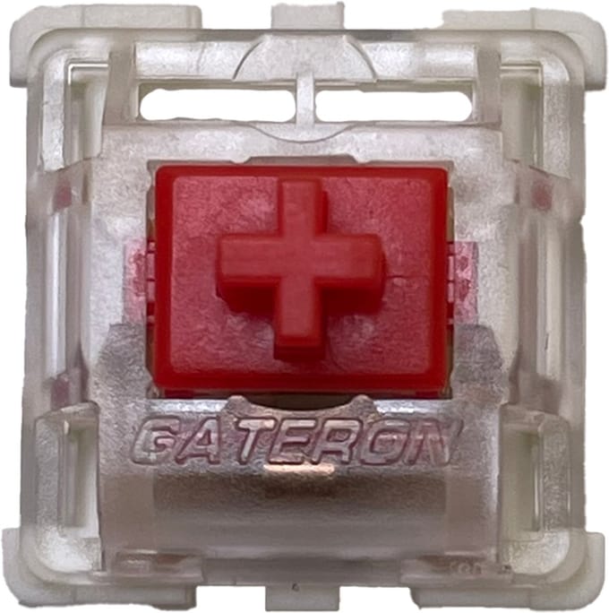 Gateron Milky Red Pro Mechanische Switches - Linear - 30 stuks