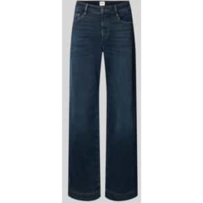 Brax Dames Jeans  Style MAINE USED DARK BLUE, denim blauw regular, maat 40K