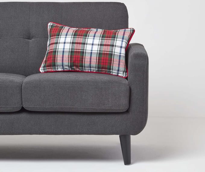 Homescapes MacDuff rode tartan kussenhoes 30x50cm