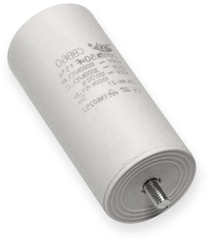 Startcondensator Motor - Motorcondensator - Motoren Starten - Lange Levensduur - 20 µF 450V - Zwart