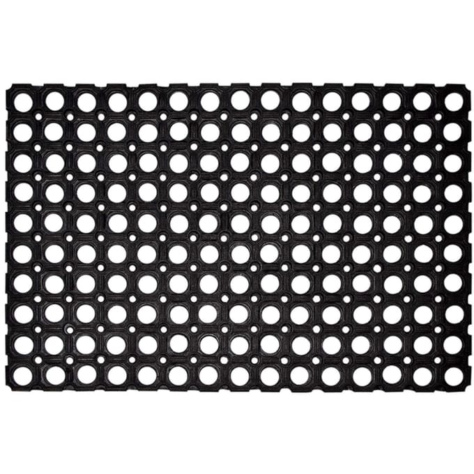 Deurmat domino rubber ring - 40x60 cm