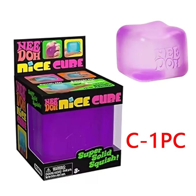 Op voorraad ! ! ! Schylling Needoh Nice Cube Sensorische Fidget Cube Stressverlichting Angst Sensorisch Hulpmiddel Voor Focus Adhd