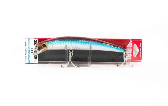Yo Zuri Crystal Minnow 110 mm drijvend kunstaas R1124-HSM (1816) black