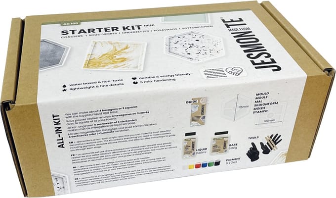 Jesmonite AC100 kit mini - onderleggers classic