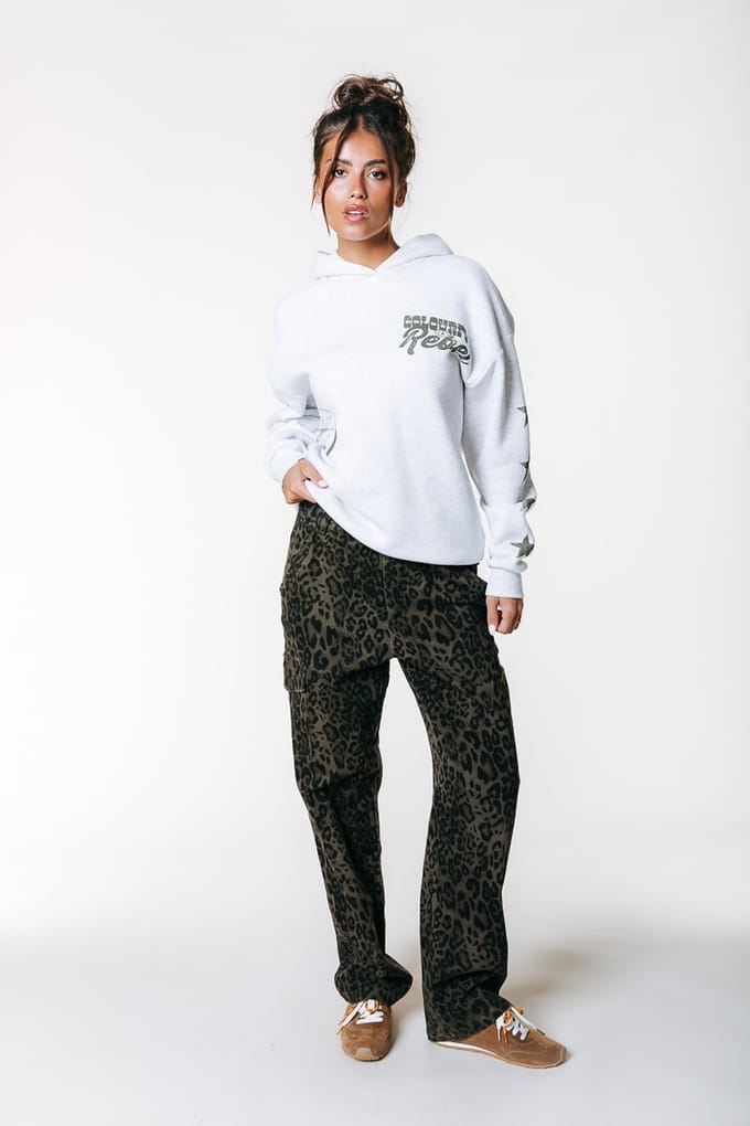 Colourful Rebel Adam Leopard Worker Pants Army Größe: XS | Kurze Sporthosen Outlet | Damen | Grün