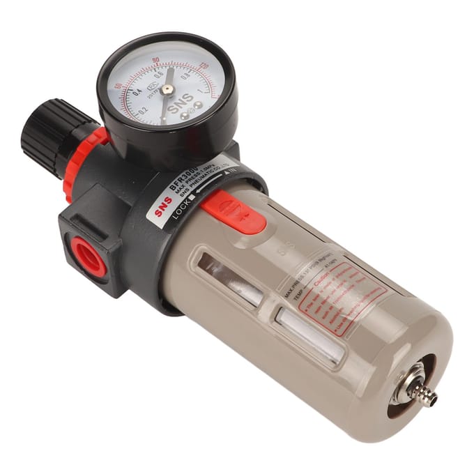 Filtre Compresseur d'Air Séparateur Huile Eau Régulateur de Pression G3 8 1.0MPA pour Remplacement