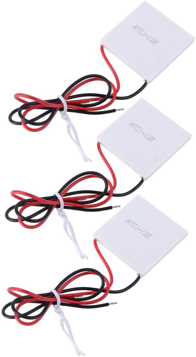 Koelmodule Set - Peltier Element - Lokale Koeling - Compact Lichtgewicht - 40 x 40 mm - Wit
