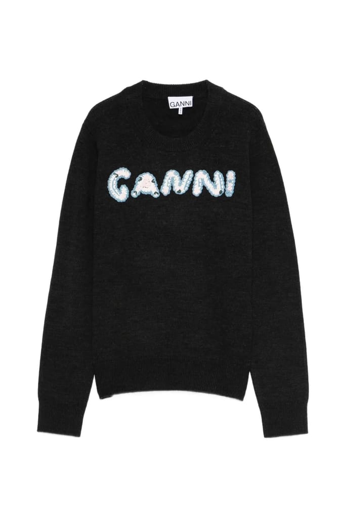 Ganni Shirts Grey