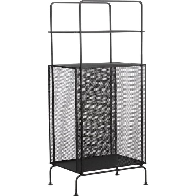 Mica Decorations - Luna Wandkast - 35 x 23 x 74 cm - Metaal - Zwart