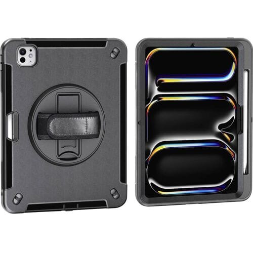 4Smarts GRIP Back cover Zwart Tabletcover