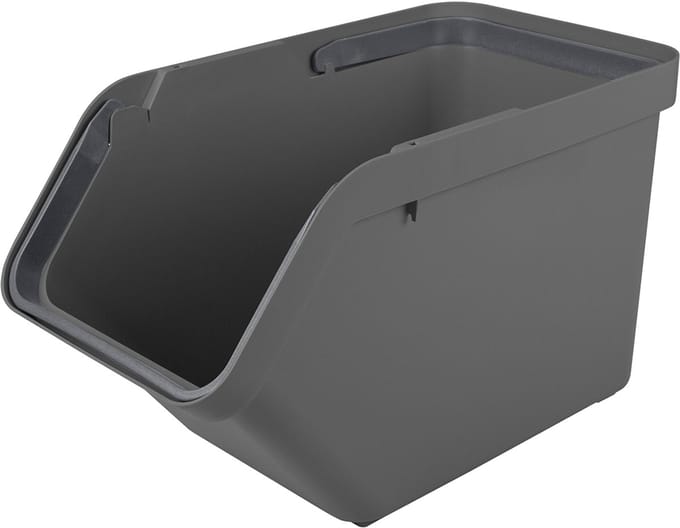 Sunware Sigma home sorteer unit 30L antraciet 493 x 270 x 298 mm