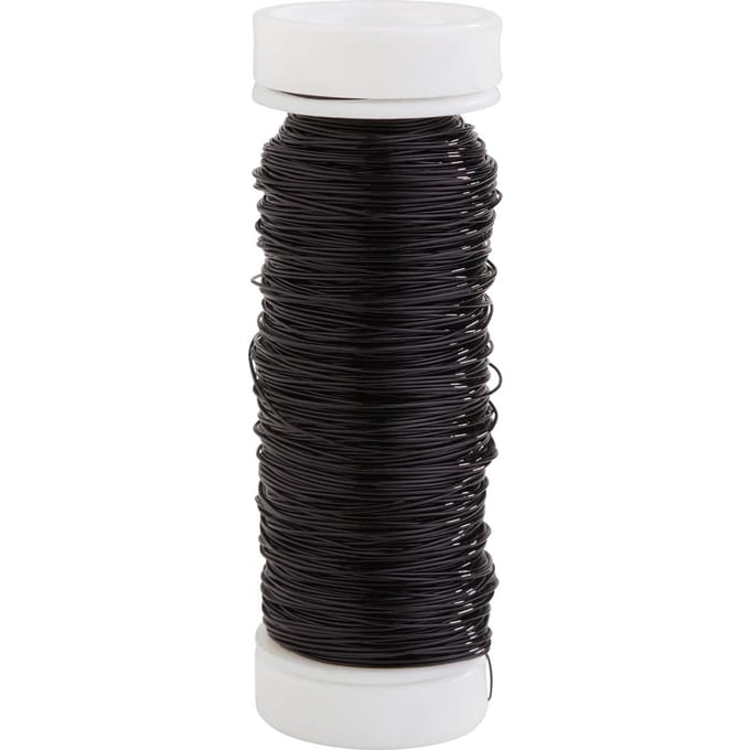 Koperdraad, Ø 0,30 mm, 50 m - Zwart