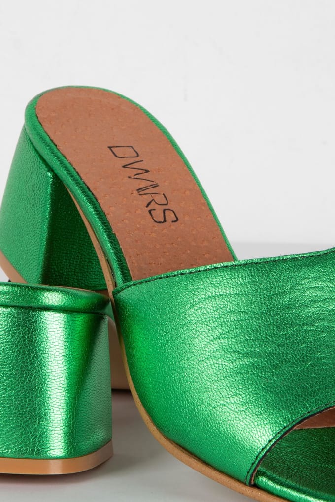 DWRS label Marbella Green Größe: 37 | Sandalen Outlet | Damen | Grün