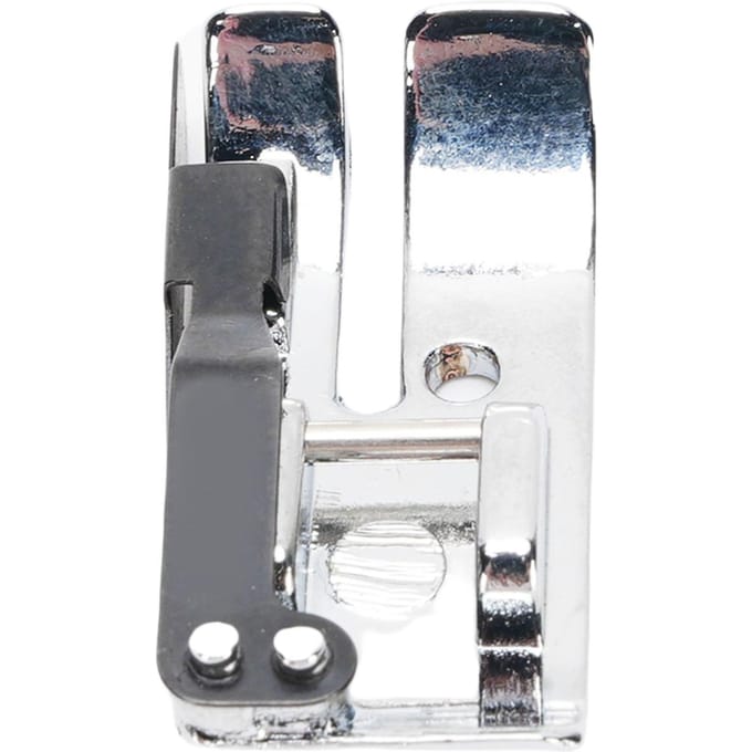 Pied-de-biche Point Droit 1/4 Pouce Acier Inoxydable Pied-de-biche Patchwork Quilting pour Machine à Coudre Domestique gray