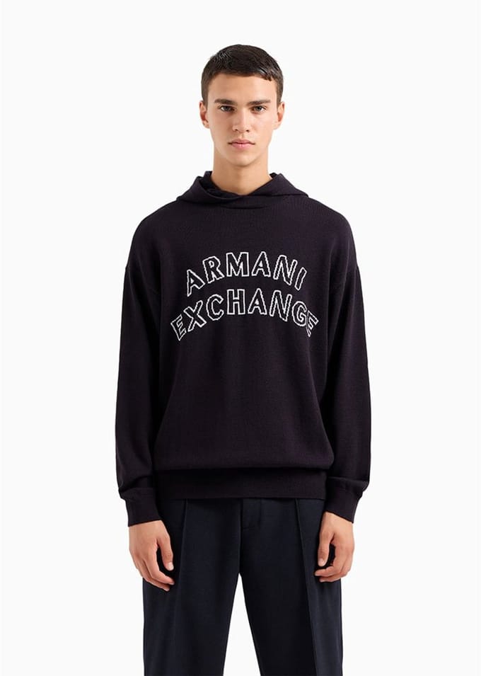Armani Exchange 6dzm2y-zm4nz Trui Zwart S Man