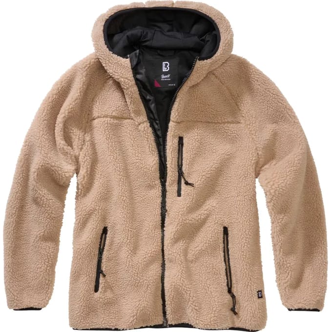 Brandit - Teddyfleece Jacket - S - Bruin
