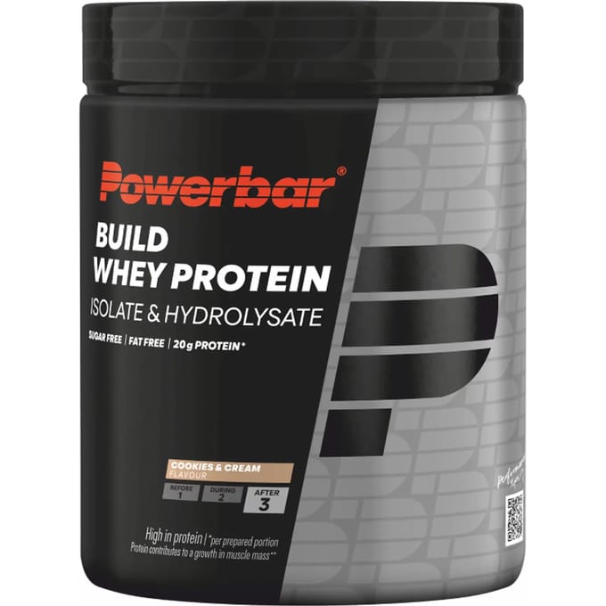 Eiwitpoeder isolate & hydrolysaat koekjes en crème PowerBar Build Whey