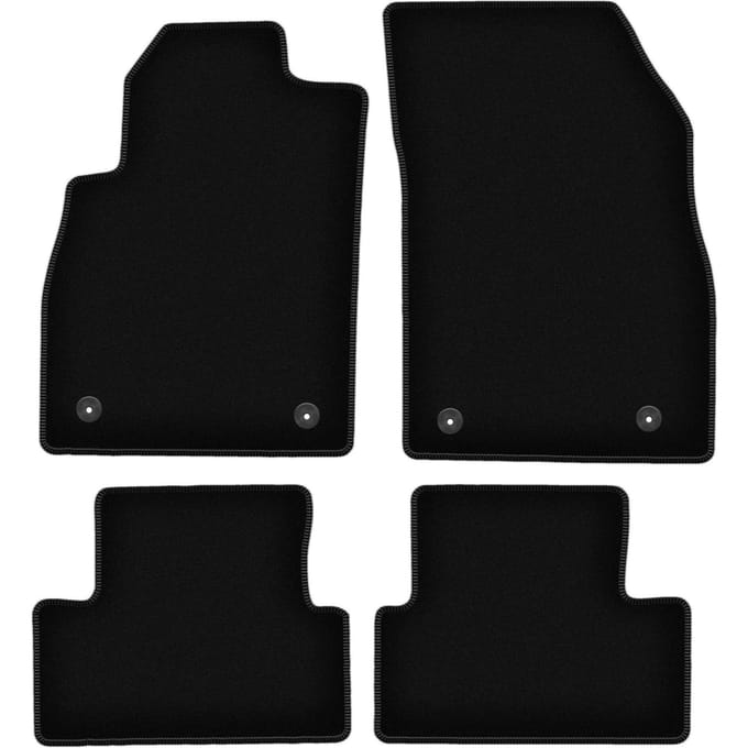BASIC zwarte veloursmatten voor: Chevrolet Cruze hatchback, sedan, stationwagen (2008-2016)