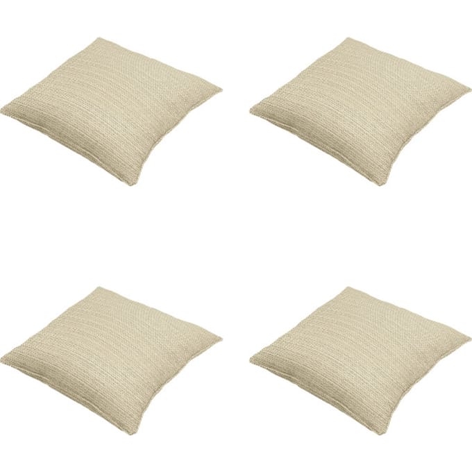 Madison - Sierkussen Richmond - Beige - 50x50x10cm - Set van 4