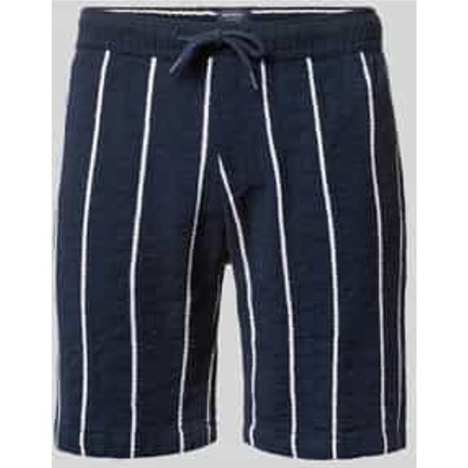 Shorts met elastische band en tunnelkoord
