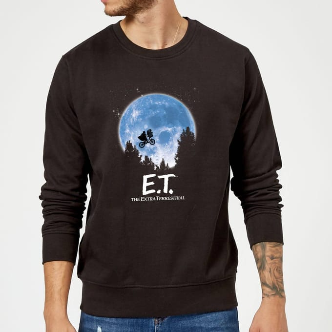 E.T. Maan Silhouet Trui - Zwart - M