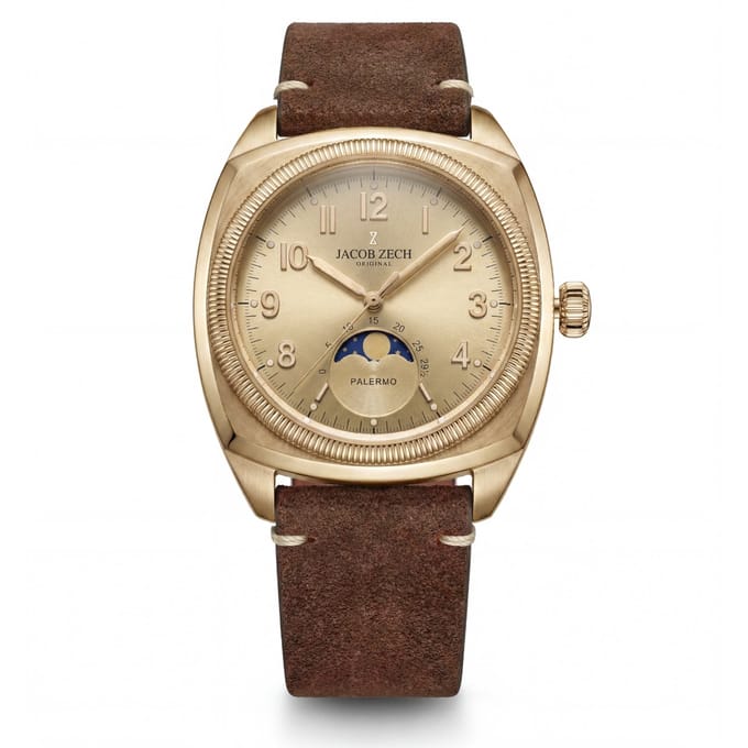 Jacob Zech - Heren Horloge Palermo - Bruin