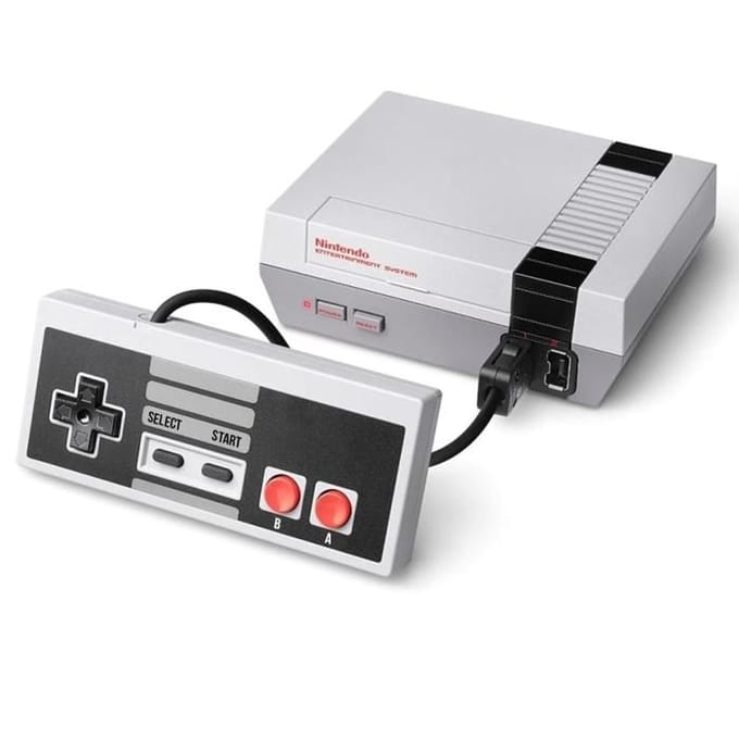 Gamepad - Bekabelde controller 1,80 m - Bekabeld - Compatibel met NES Classic Mini/Wii/Wii U - Set van 2