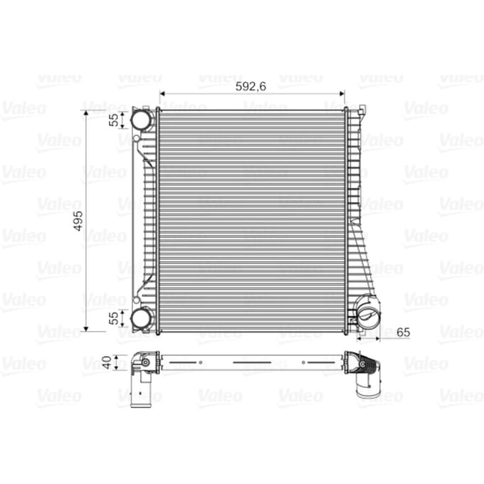 Intercooler VALEO 818346