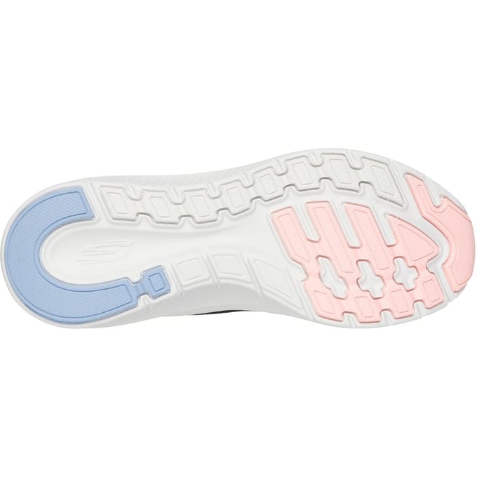 Skechers Arch Fit 2.0 Fresh Pace Textiel Dames Zwarte/multi Sneakers