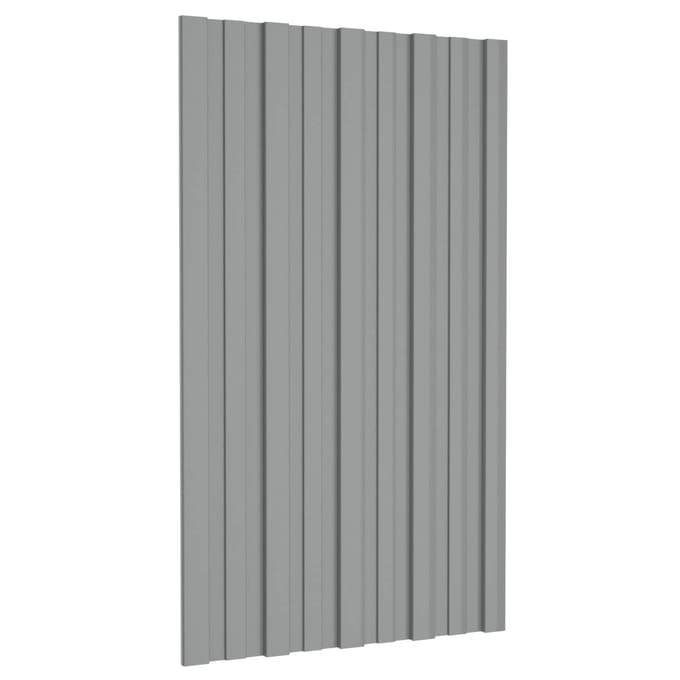 vidaXL - Dakpaneel - 36 - st - Grijs - 80 - x - 45 - cm - Verzinkt - staal